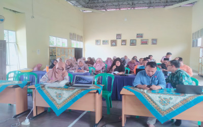 MTs NEGERI 2 PRINGSEWU  Gelar Rapat Lanjutan dan Simulasi Persiapan Penilaian Pendahuluan Pembangunan Zona Integritas ( PMPZI )