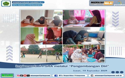 Implementasi P5RA Melalui Pengembangan Diri Siswa