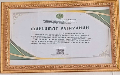 MAKLUMAT PELAYANAN MTs NEGERI 2